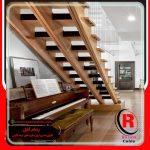 نرده کابلی عمودی- نرده سیم بکسلی عمودی – نرده پرده ای