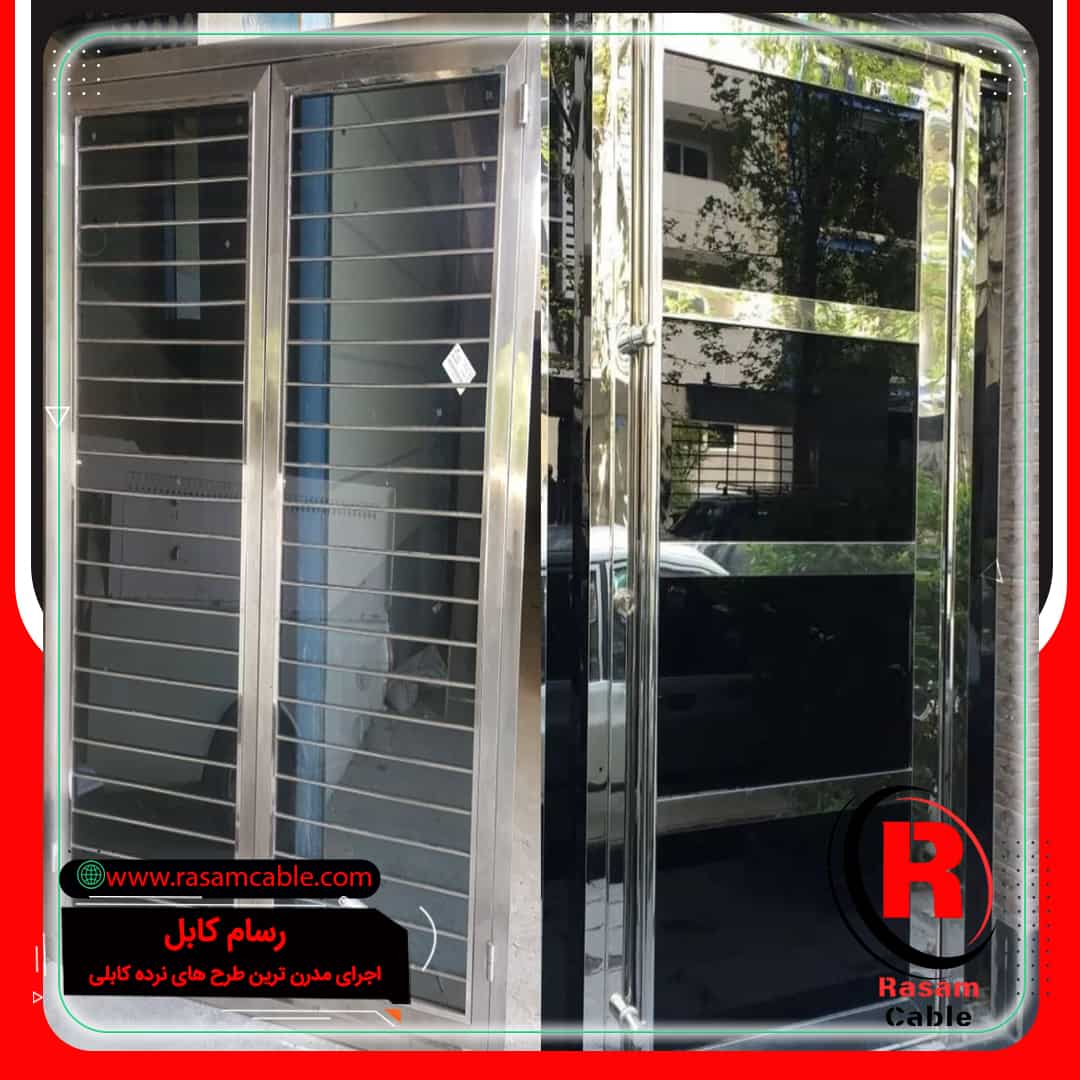 ساخت درب استیل مغازه - قیمت درب استیل مغازه