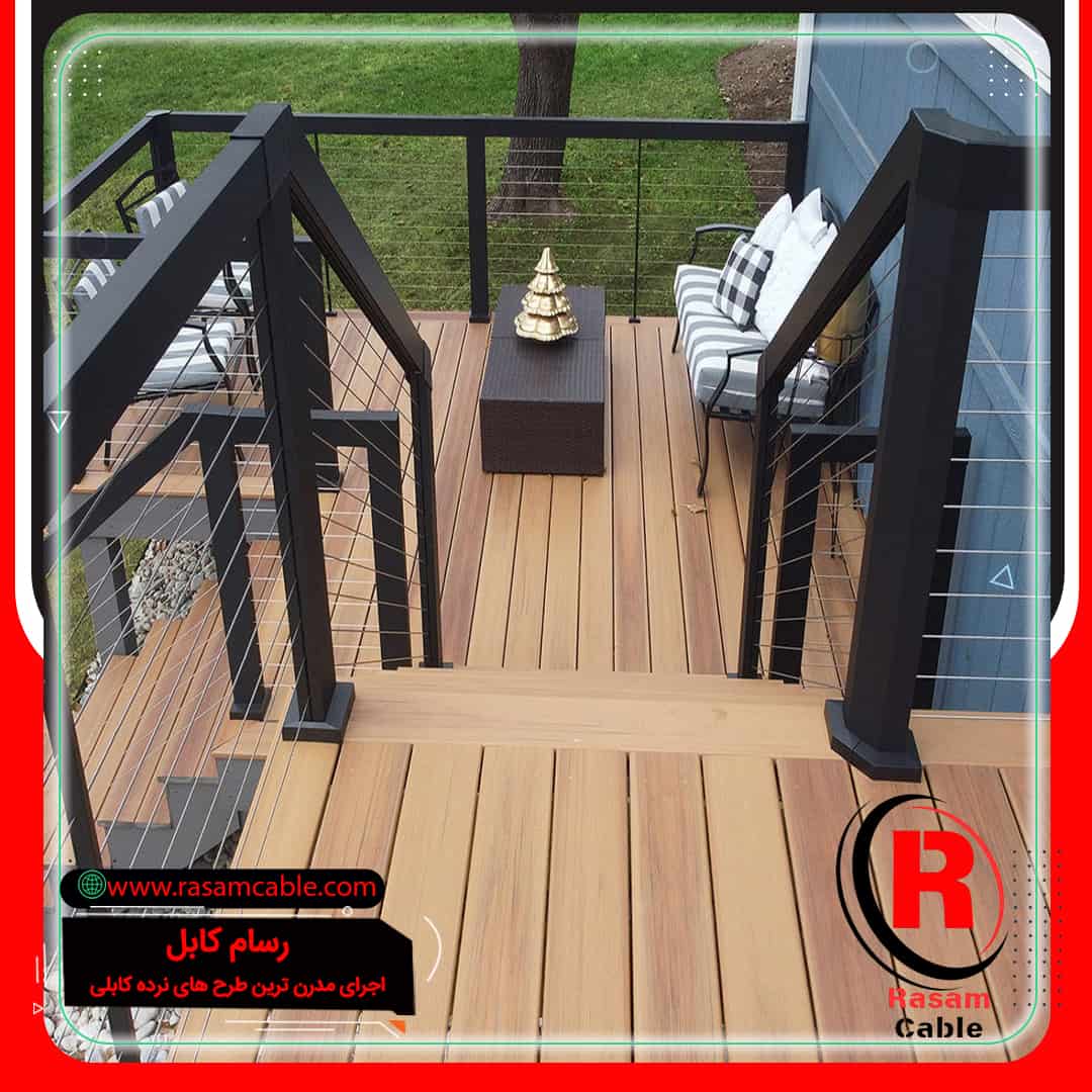 اجرای نرده سیم بکسلی مشهد