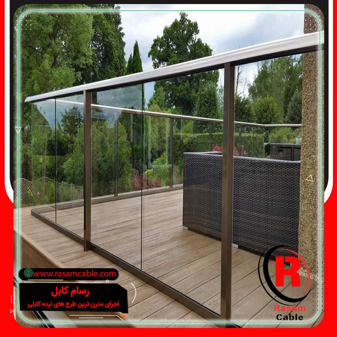 جان پناه شیشه ای