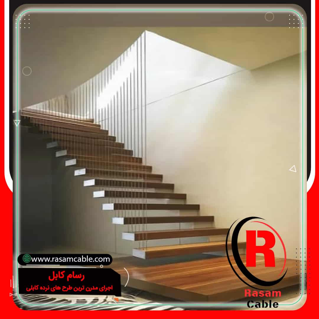 فروش لوازم نرده کابلی عمودی