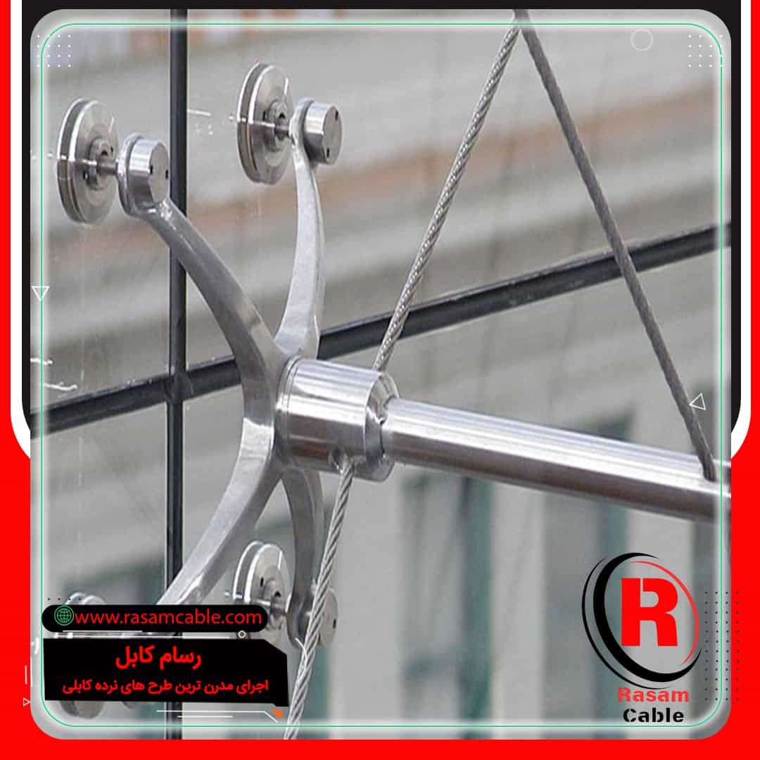 قیمت اتصالات نمای شیشه ای اسپایدر