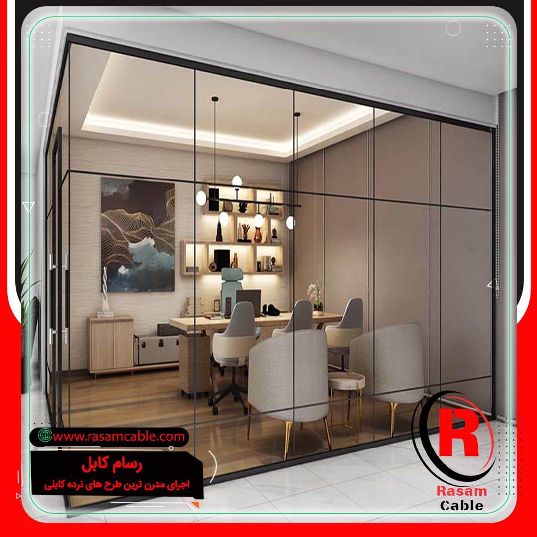 قیمت پارتیشن شیشه ای اداری