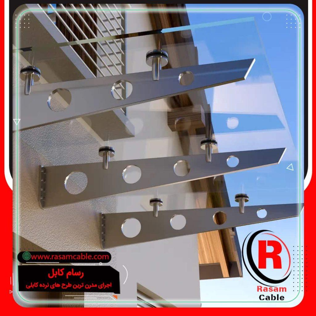 بارانگیر شیشه ای – خرید سایبان شیشه ای – یراق آلات بارانگیر شیشه ای