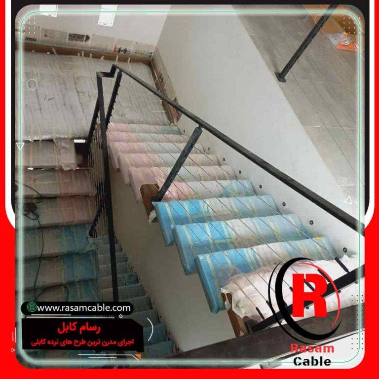 اجرای نرده کابلی فولادی تهران
