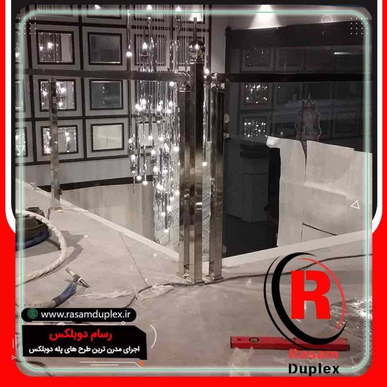 هزینه ساخت نرده کابلی پله مغازه